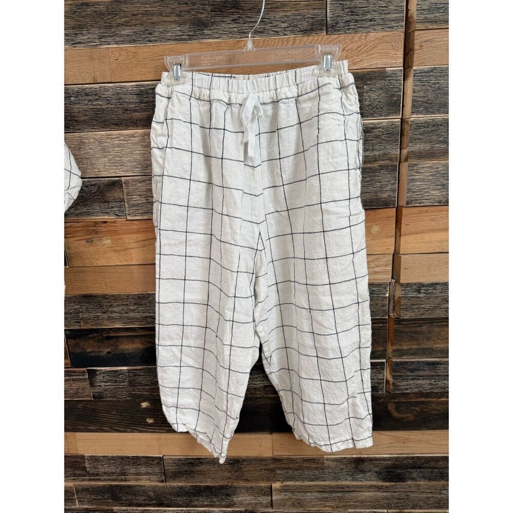 NotPerfectLinen linen oversized boho relaxed fit pants size XS
